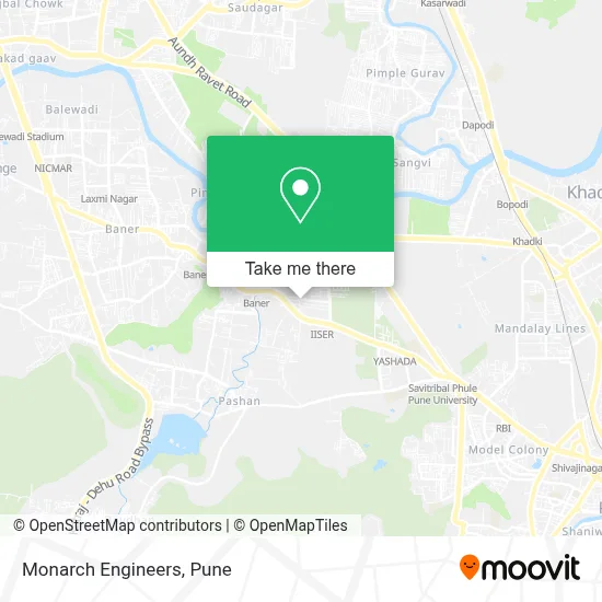 Monarch Engineers map