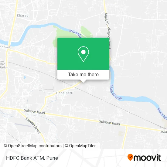 HDFC Bank Atm map