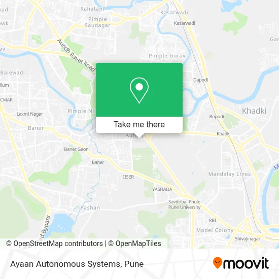 Ayaan Autonomous Systems map
