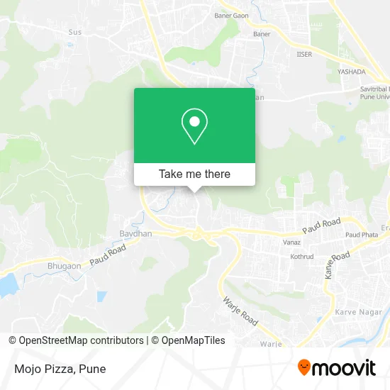 Mojo Pizza map