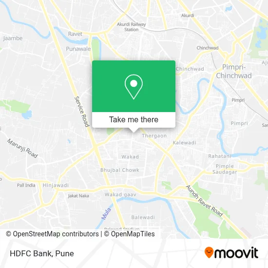 HDFC Bank map
