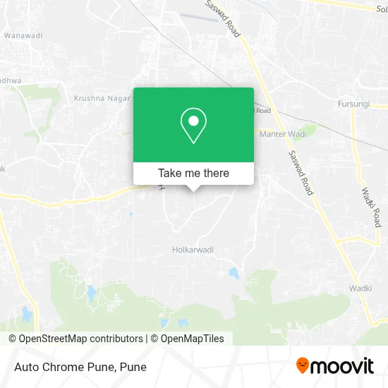 Auto Chrome Pune map
