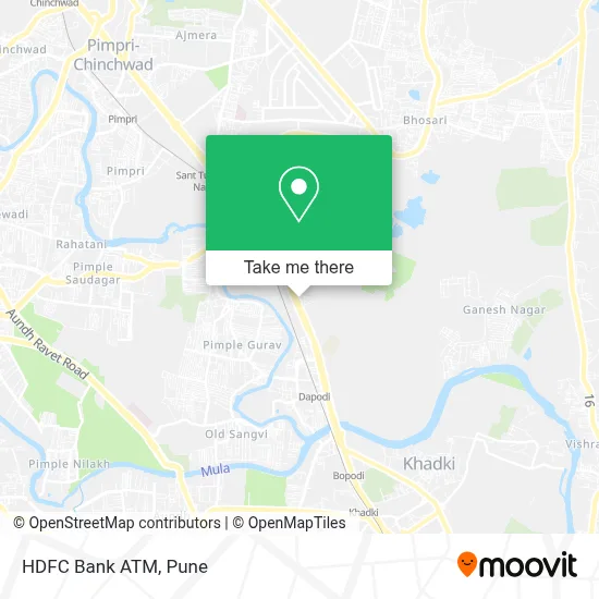 HDFC Bank Atm map