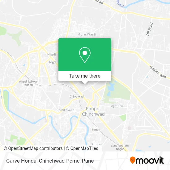 Garve Honda, Chinchwad-Pcmc map