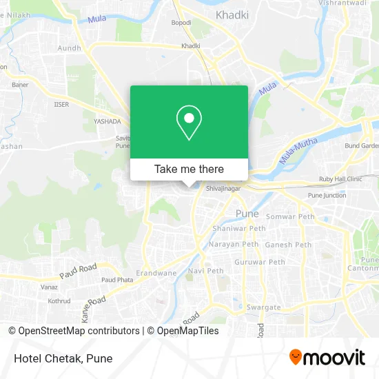 Hotel Chetak map