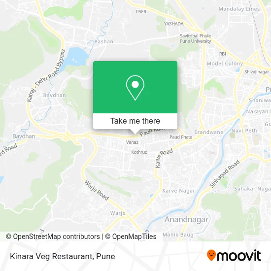 Kinara Veg Restaurant map