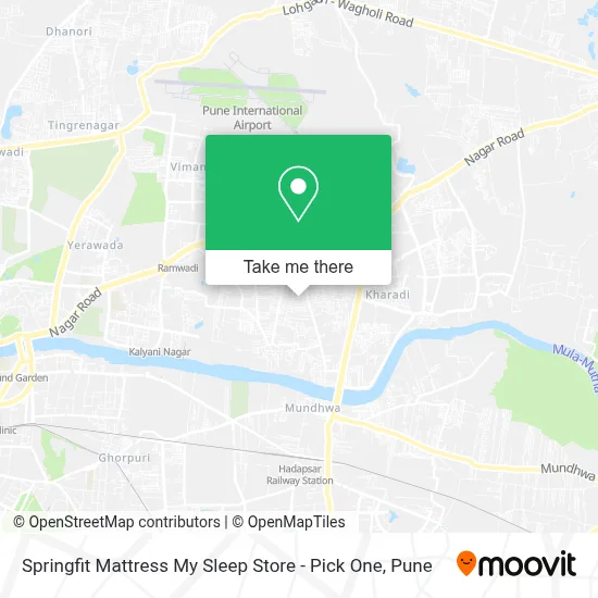 Springfit Mattress My Sleep Store - Pick One map
