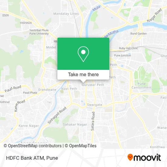 HDFC Bank Atm map