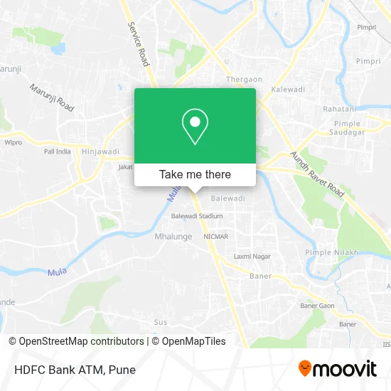 HDFC Bank Atm map