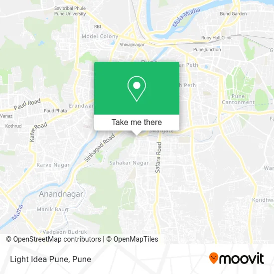 Light Idea Pune map