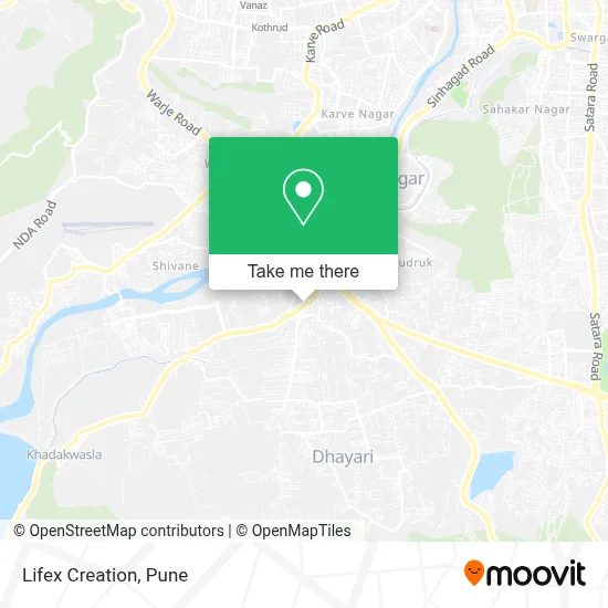 Lifex Creation map