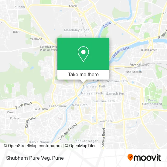 Shubham Pure Veg map