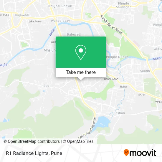 R1 Radiance Lights map