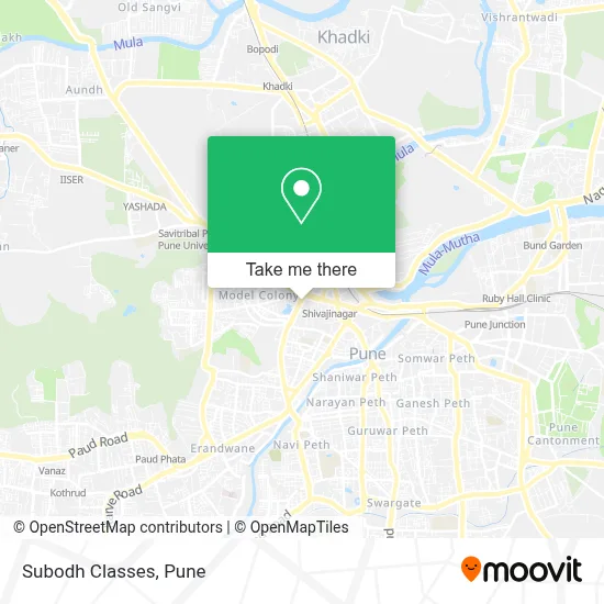 Subodh Classes map