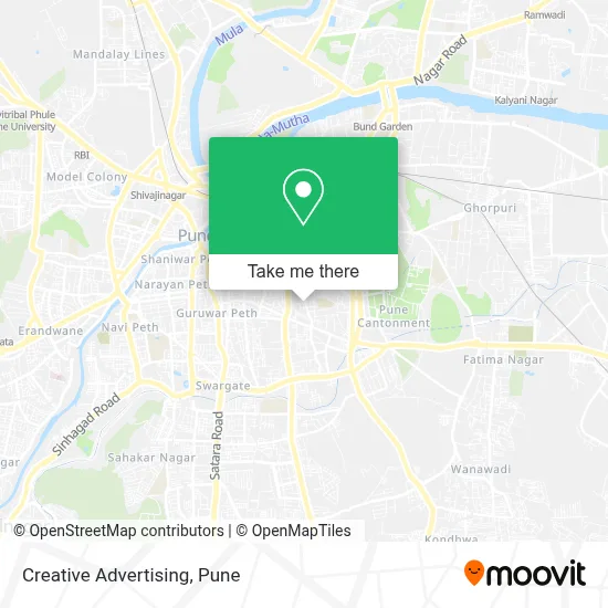 Creative Advertising map