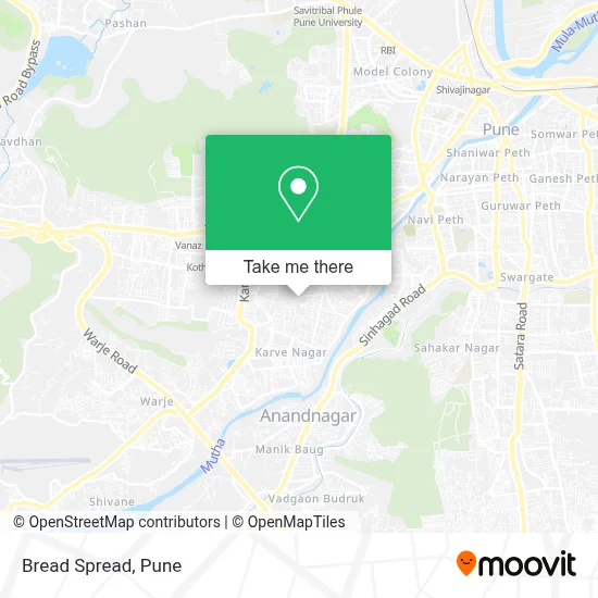 Bread Spread map