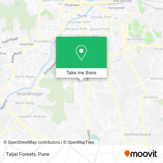 Taljai Forests map