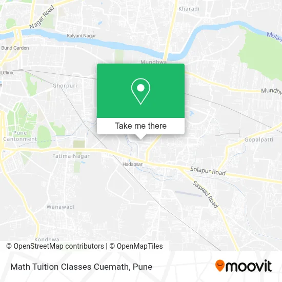 Math Tuition Classes Cuemath map