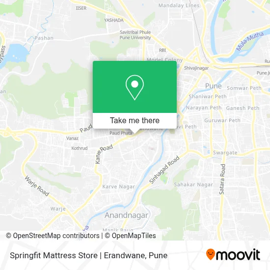 Springfit Mattress Store | Erandwane map