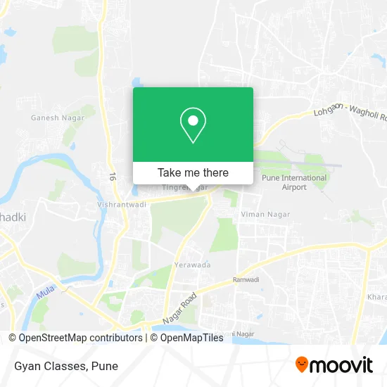 Gyan Classes map