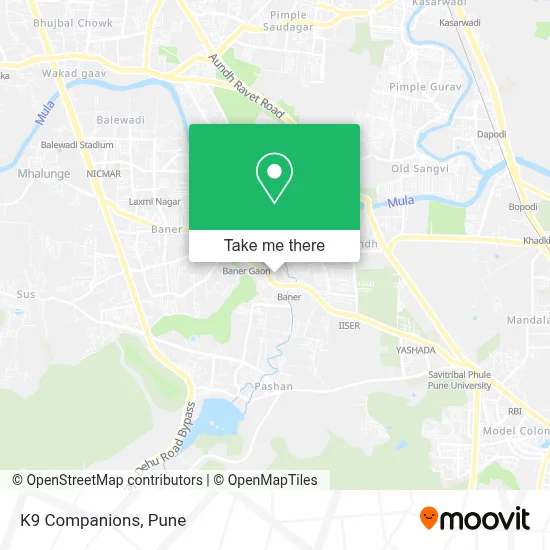 K9 Companions map