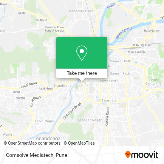 Comsolve Mediatech map
