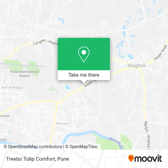 Treebo Tulip Comfort map