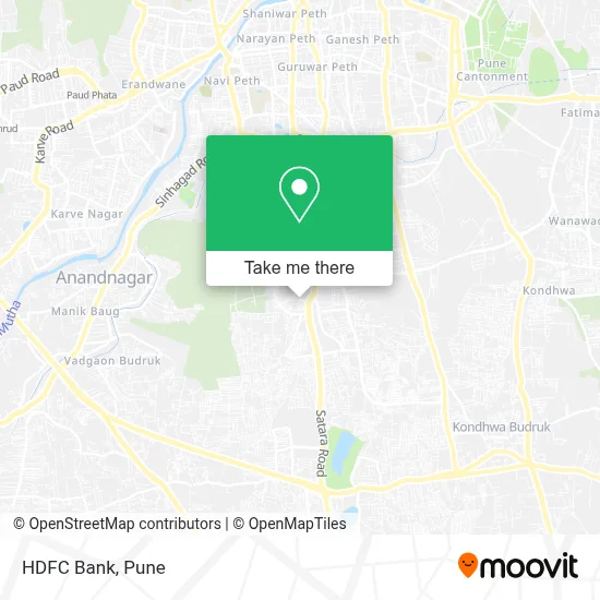 HDFC Bank map