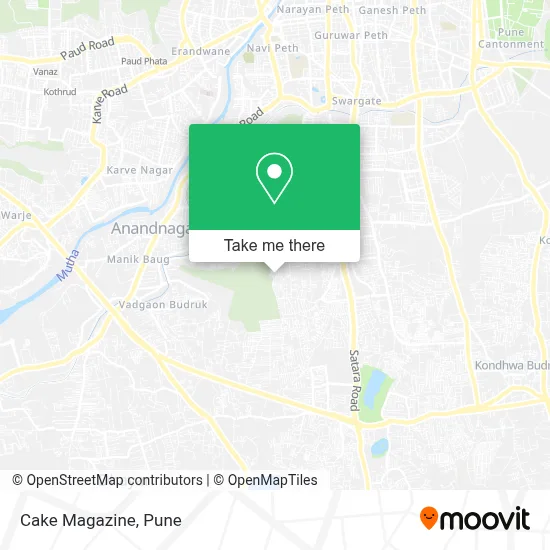 Cake Magazine map