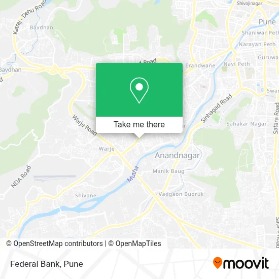 Federal Bank map