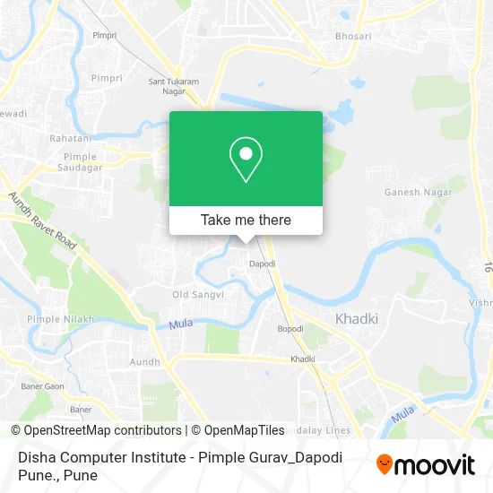 Disha Computer Institute - Pimple Gurav_Dapodi Pune. map