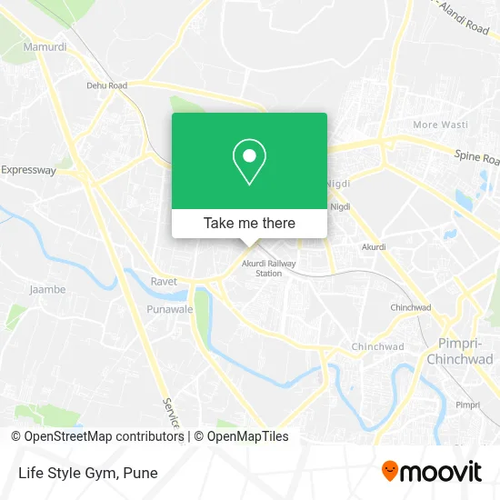 Life Style Gym map