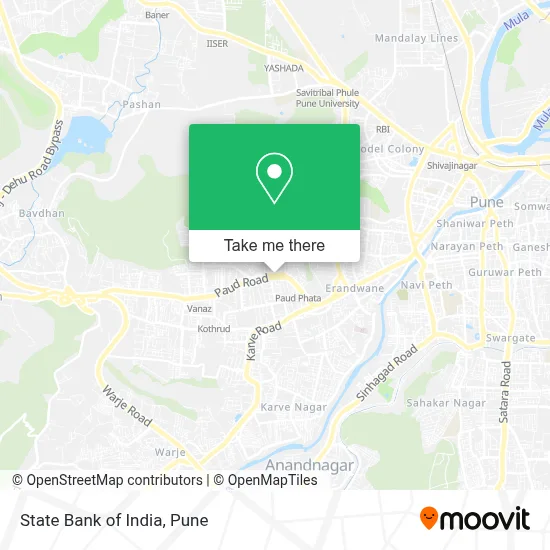 State Bank Of India map