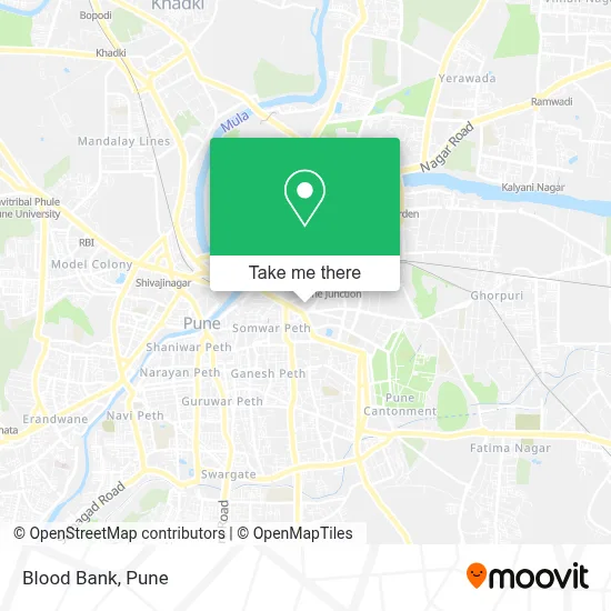 Blood Bank map