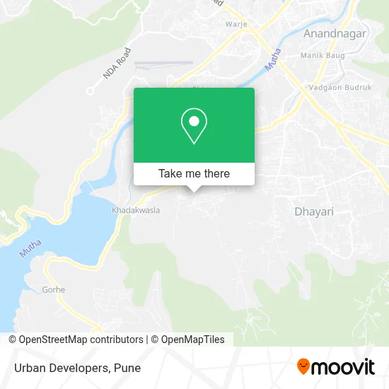 Urban Developers map