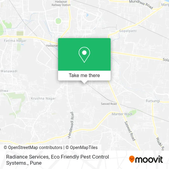 Radiance Services, Eco Friendly Pest Control Systems. map