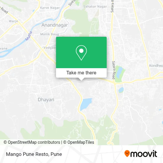 Mango Pune Resto map