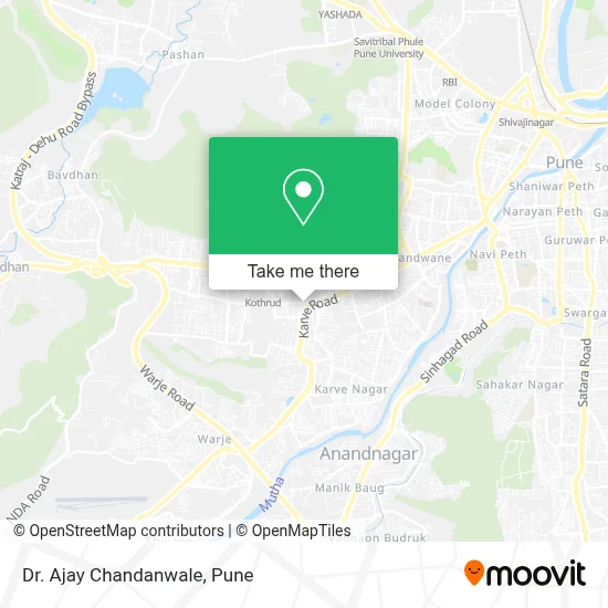 Dr. Ajay Chandanwale map