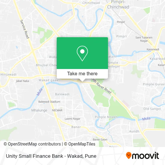 Unity Small Finance Bank - Wakad map