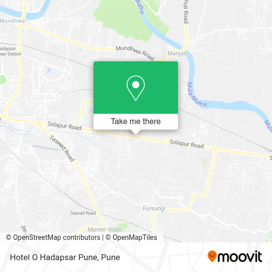 Hotel O Hadapsar Pune map