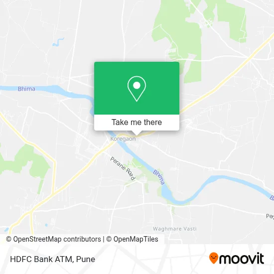 HDFC Bank Atm map