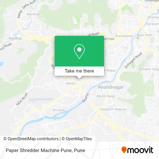 Paper Shredder Machine Pune map