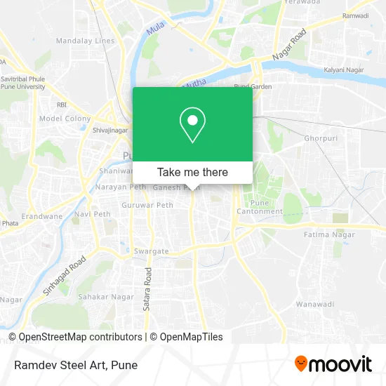 Ramdev Steel Art map