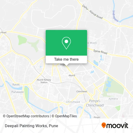 Deepali Painting Works map