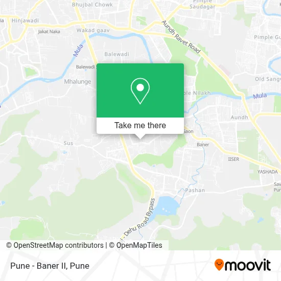 Pune - Baner II map