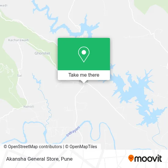 Akansha General Store map