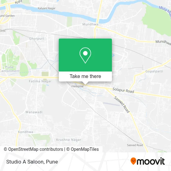 Studio A Saloon map