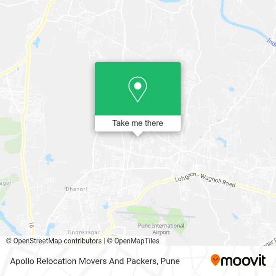 Apollo Relocation Movers And Packers map