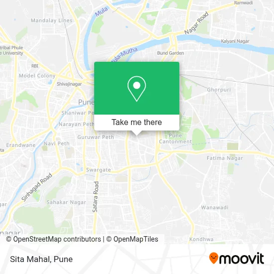 Sita Mahal map