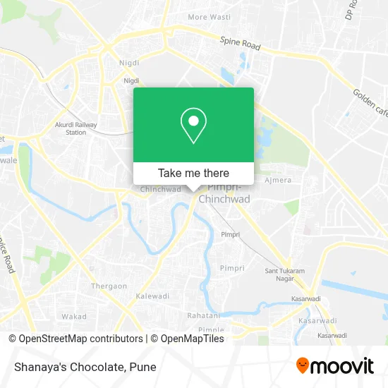 Shanaya's Chocolate map